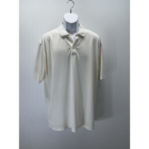 Under Armour Men's Heatgear Loose-Fit Golf Polo Shirt CCC Chickasaw XL Ivory